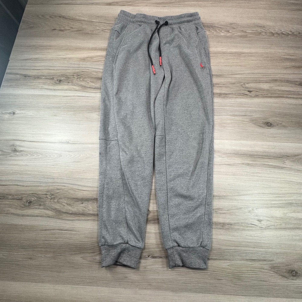 Spyder‎ Active Mens Gray Jogger Sweatpants Small Embroidered Logo Activewear